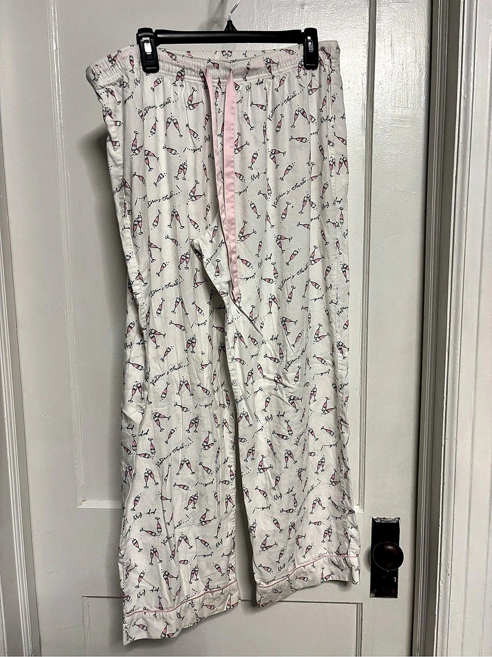 Victoria's Secret Champagne Long Pajama Set Pants Lounge Pants